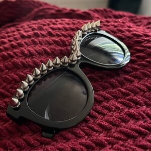 Black Studded Sunglasses